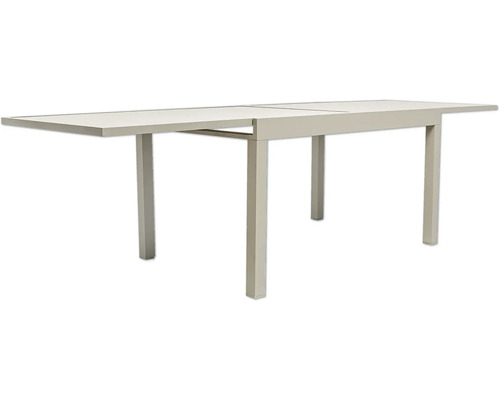 Ausziehbarer Gartentisch mit geraden Beinen