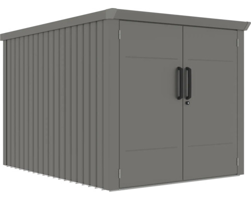 Gartenschrank aus Metall mit Doppeltür