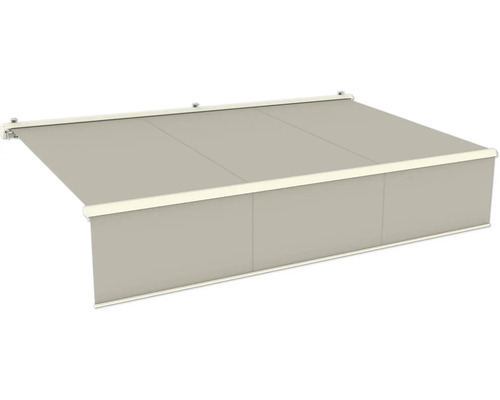 Ausgefahrene Gelenkarmmarkise