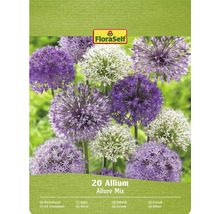 Packung Zierlauch Allium Allure Mix mit FloraSelf Logo