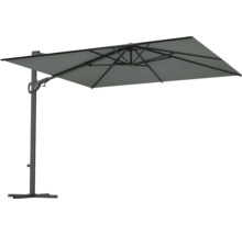 Freiarm-Sonnenschirm mit rechteckigem Schirm und stabilem Fuß