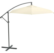 Freiarm-Sonnenschirm mit quadratischem Schirm und stabilem Standfuß