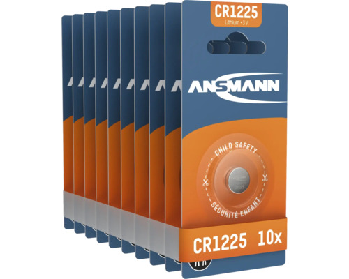 Ansmann CR1225 Lithium Batterie, 3V, 10er Pack