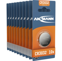 Zehn Ansmann CR3032 Lithium Batterien
