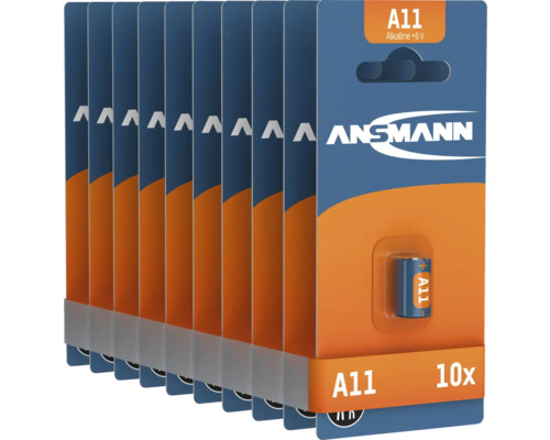 Zehn Ansmann A11 Alkaline Batterien im Paket