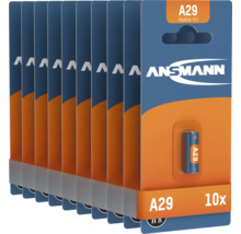 Zehn Ansmann A29 9V Alkaline Batterien im Pack