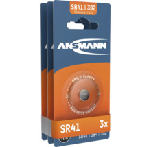 Ansmann SR41 Knopfzellen Batterie 1,55 V, Dreierpack
