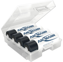 Ansmann Akkus in einer transparenten Aufbewahrungsbox