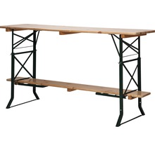 Stehtisch mit Sitzbank für den Garten oder die Terrasse