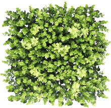 Künstliche grüne Pflanzenmatte mit Blättern