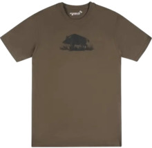 T-Shirt mit Wildschweinmotiv
