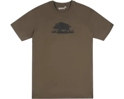 T-Shirt mit Wildschweinmotiv