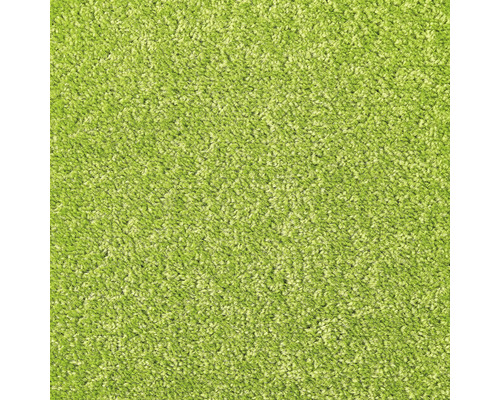 Teppichboden Velours Ines grün FB41 400 cm breit (Meterware) Nahaufnahme eines grünen Teppichs.