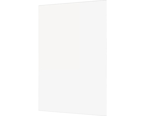 Weiße, rechteckige Acrylglasplatte