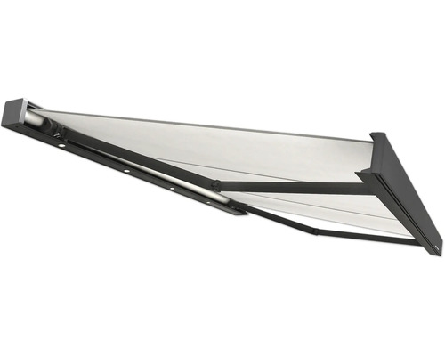 Ausgefahrene Markise mit Beleuchtung