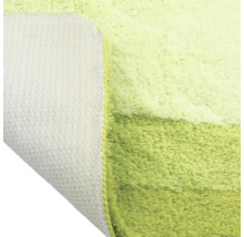 Detailansicht einer Badematte mit rutschfester Rückseite