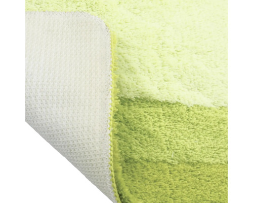 Detailansicht einer Badematte mit rutschfester Rückseite