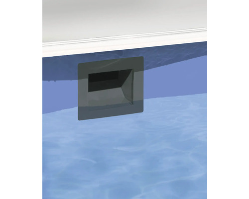 Pool Skimmer am Beckenrand