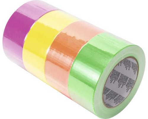 Rolle mit Klebeband in verschiedenen Farben