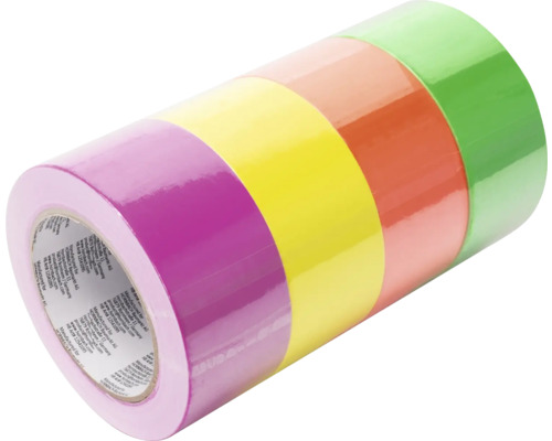 Eine Rolle Isolierband in verschiedenen Farben