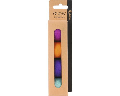 GLOW Filzballspielzeug in Verpackung