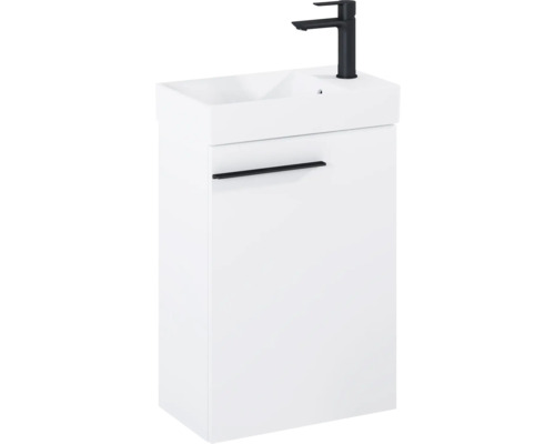 Waschbeckenunterschrank mit Wasserhahn