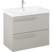 Waschtischunterschrank mit zwei Schubladen und Waschbecken
