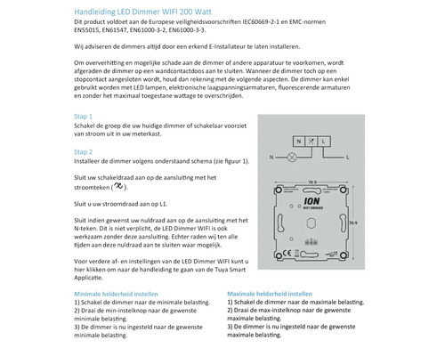 Anleitung für LED Dimmer WIFI 200 Watt