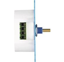 Drehdimmer mit Drehknopf und Anschlussklemmen