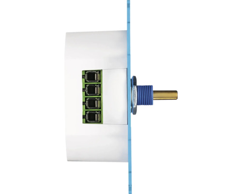 Drehdimmer mit Drehknopf und Anschlussklemmen