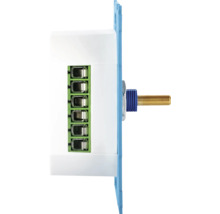 Dimmer für die Wandmontage mit Drehknopf und Anschlussklemmen