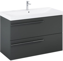 Waschtischunterschrank mit zwei Schubladen und Waschbecken