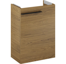 Waschtischunterschrank mit Holzoptik und Griff