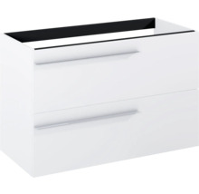 Waschbeckenunterschrank mit zwei Schubladen und Griffen