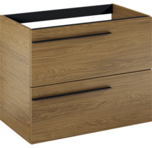 Waschbeckenunterschrank mit zwei Schubladen im Holzdesign