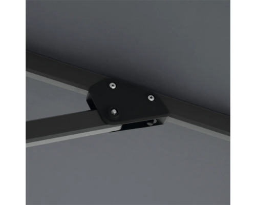 Detailansicht des Verbindungsstücks eines Pavillons