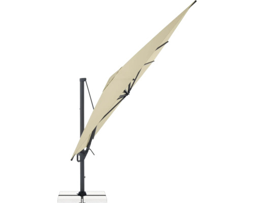 Freiarm-Sonnenschirm mit Standfuß für den Außenbereich
