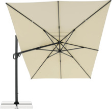 Schirm mit Ständer für den Außenbereich