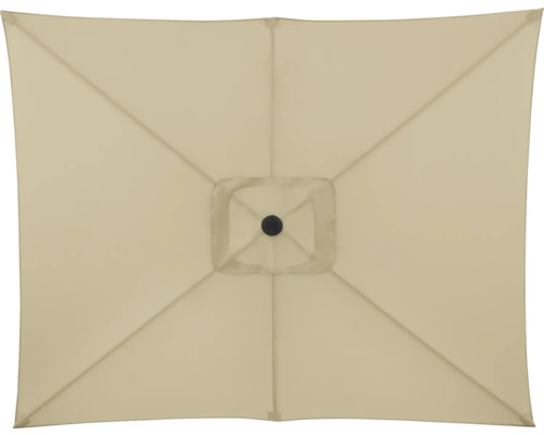 Quadratischer Sonnenschirm von oben