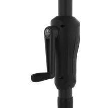 Doppler Logo auf einem Kurbelmechanismus für Sonnenschirme