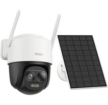 Überwachungskamera mit Solarpanel für den Außenbereich