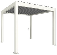 Freistehende Pergola mit Lamellendach für den Garten