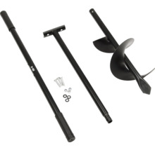 Erdlochbohrer-Set mit Bohrgestänge, T-Stück und Schrauben