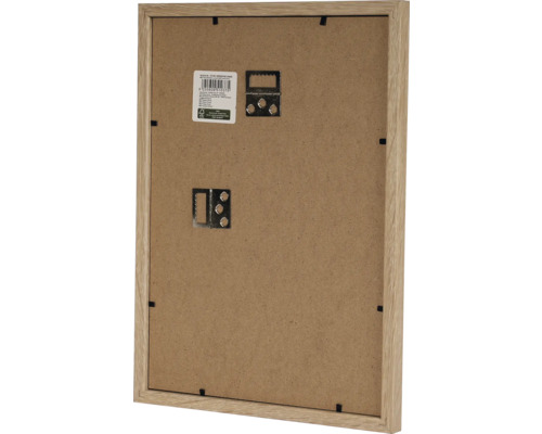 Rückseite eines Holzbilderrahmens