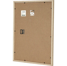 Rückseite eines Holzbilderrahmens