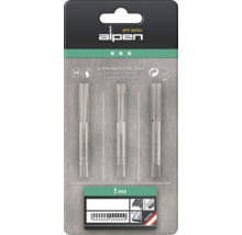 Alpen Gewindebohrer-Satz M8 HSS im Blisterpack