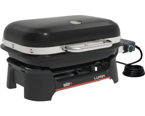Weber Lumin Elektrogrill mit Deckel und Temperaturregler