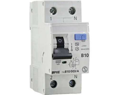 Fehlerstromschutzschalter mit der Bezeichnung B10