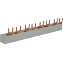 Reihenklemme mit Gabelkabelschuhen