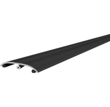 Schwarze Übergangsschiene für Bodenbeläge